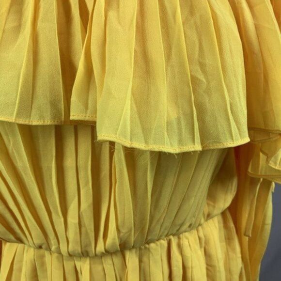 Revolve Endless Rose Dress Pleated One Shoulder - Picture 3 of 7